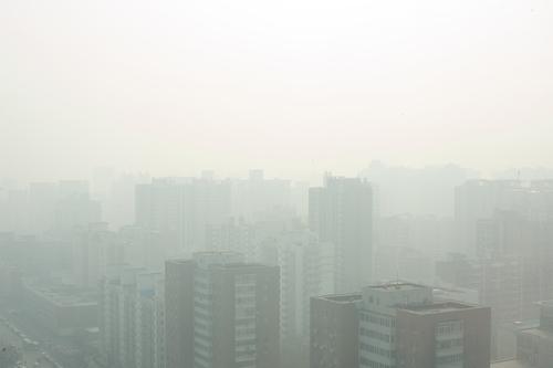 Un impressionnant nuage de pollution s'abat sur la capitale chinoise (c) Shutterstock