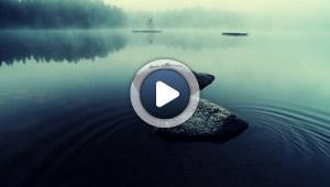 Réveil Zen au bord du lac Fjällnora (Suède).
