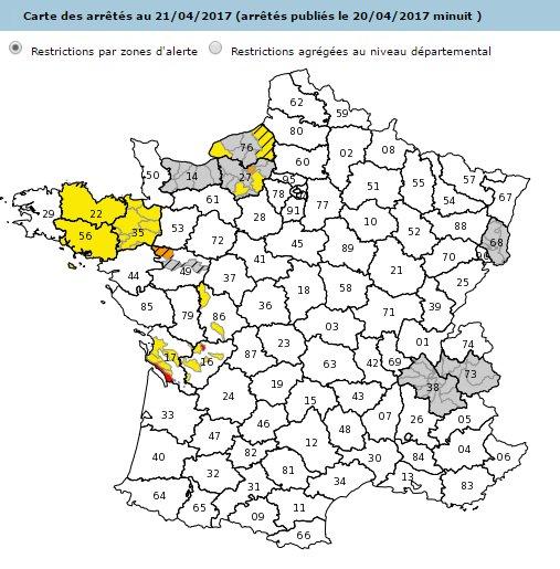 alerte sécheresse Bretagne 