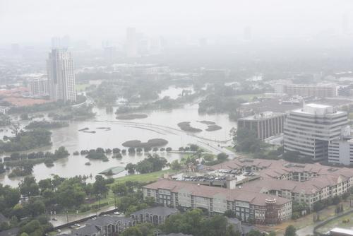 Houston frappé par l'ouragan Harvey 
