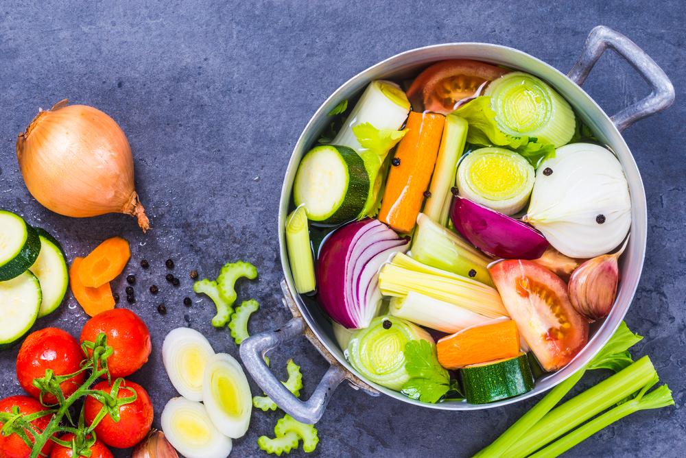 Les légumes et les soupes sont particulièrement conseillés pour un régime détox.