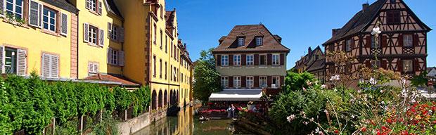 La ville de Colmar, en Alsace
