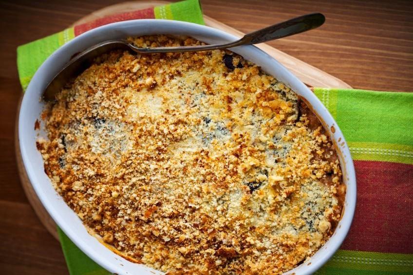 Crumble courgette
