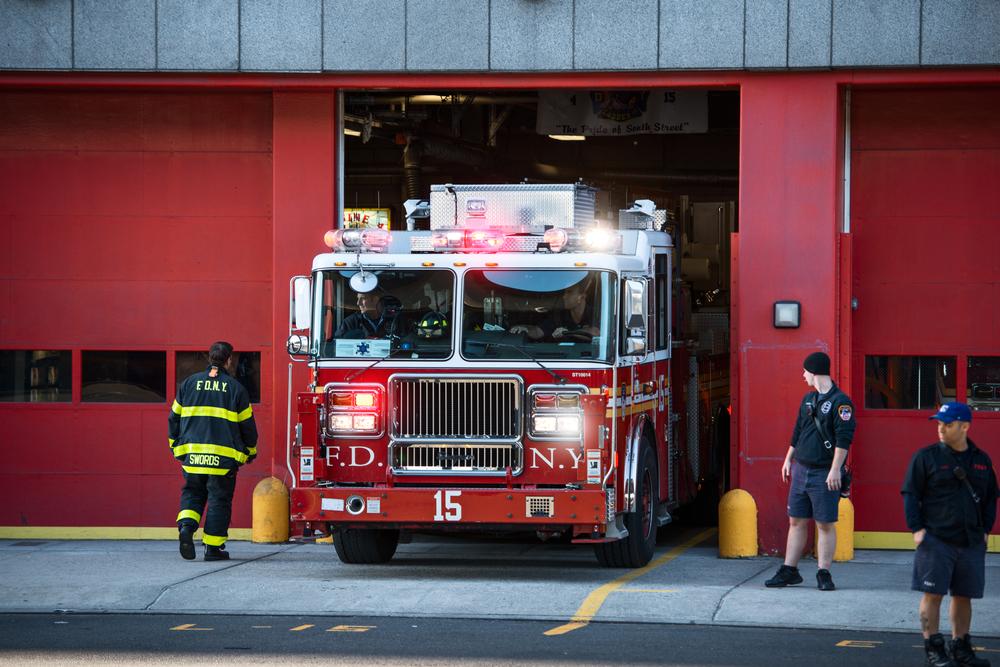 Le chef des pompiers de New York Ronald R. Spadafora est intervenu à Ground Zero.
