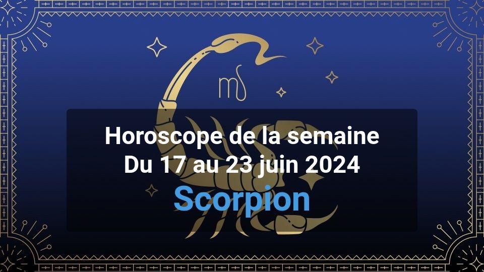 Horoscope de la semaine scorpio