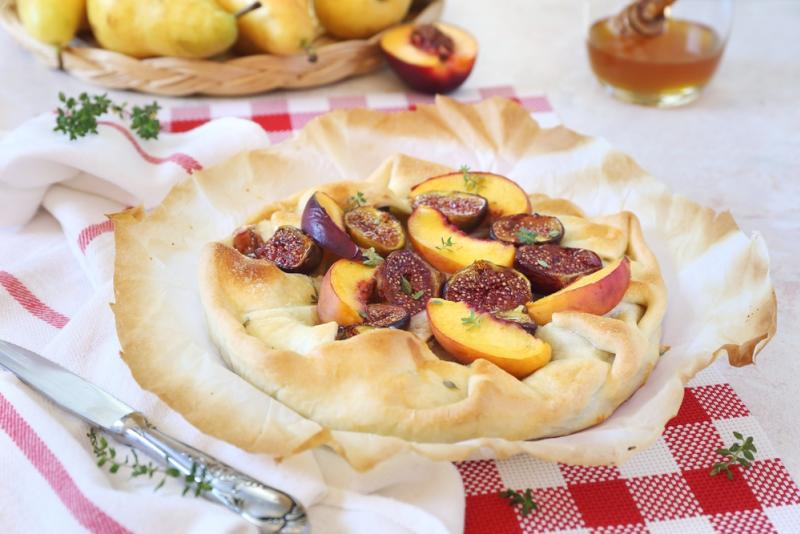 tarte maison figue nectarine