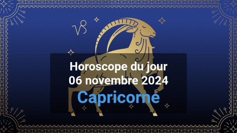 Horoscope du jour capricorn