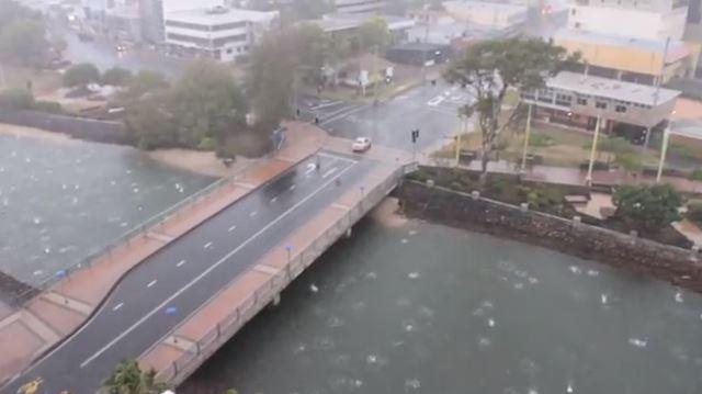 Chutes de grêles impressionnantes en Australie