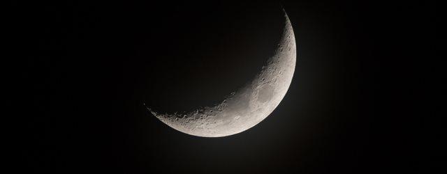 Trois croissants de lune sur une seule photo ! 