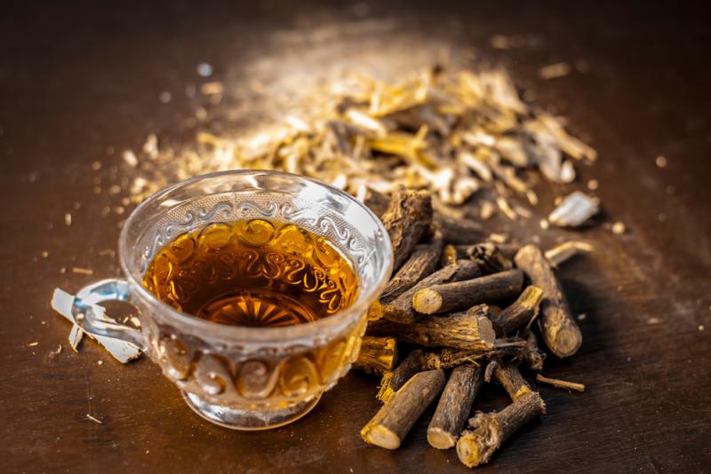 tisane à la réglisse