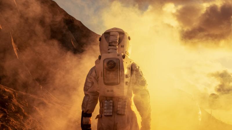 Homme sur Mars