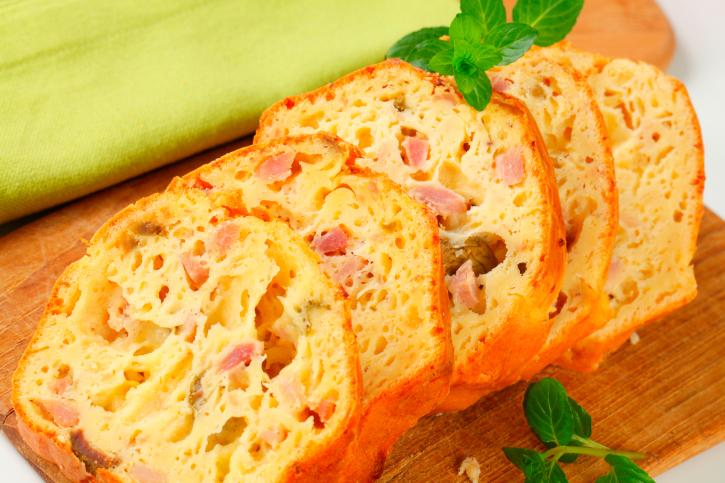 cake au jambon
