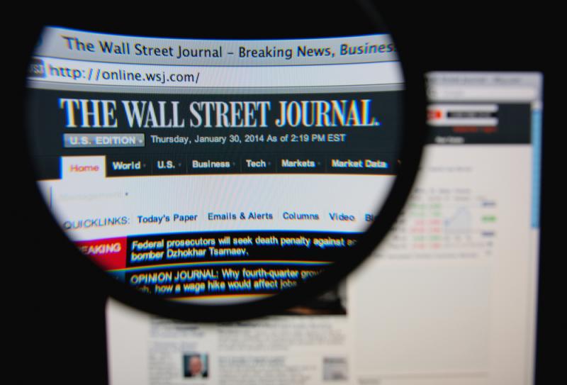 400 000 internautes ont bénéficié gratuitement de la version payante de The Wall Street Journal.