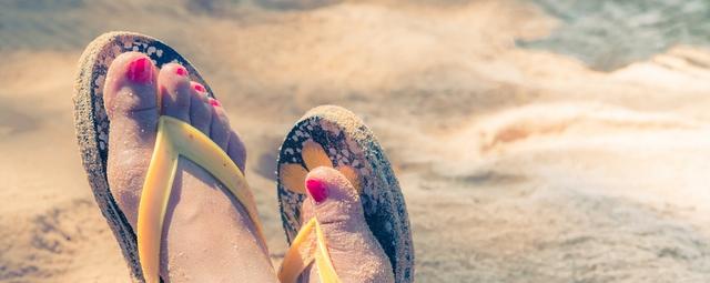 tongs plage