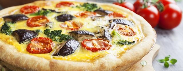 Quiche aubergine