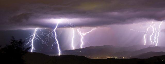 Sud de la France : les orages captés depuis l'Espagne