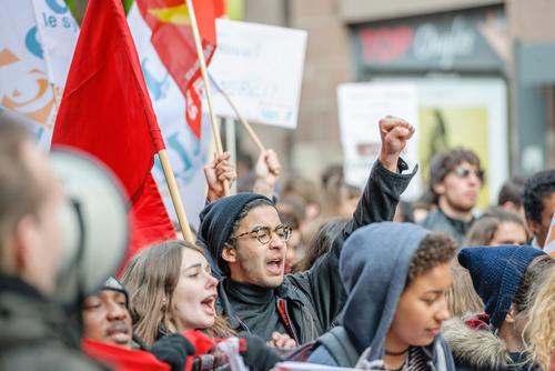 801 grèves ont eu lieu en France en 2016 (c) Shutterstock