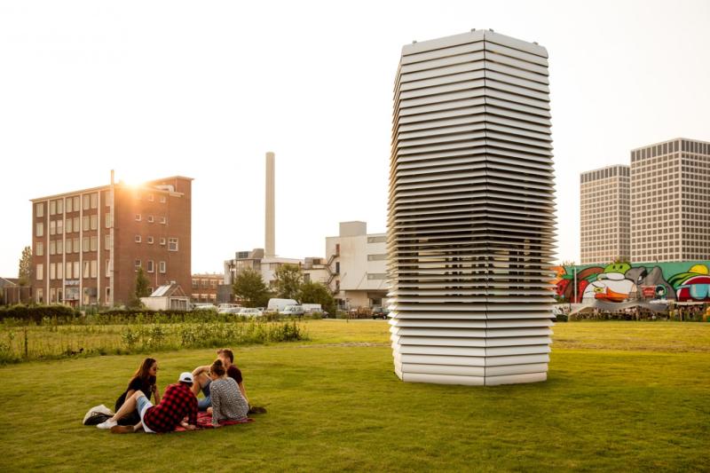 La première Smog Free Tower a été livrée à Pékin.