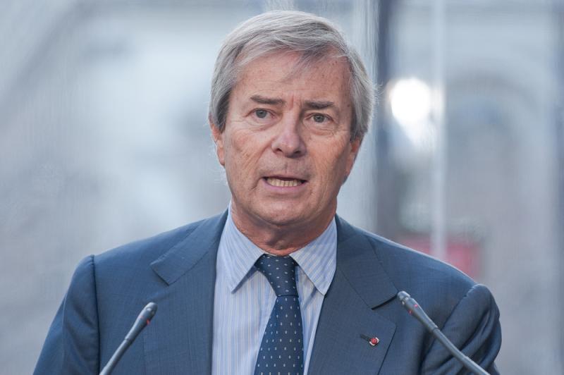 Vincent Bolloré, mis en examen dans une affaire de corruption présumée. 