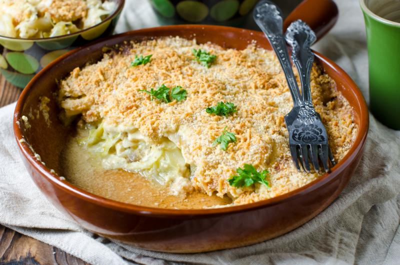 Gratin de poireaux