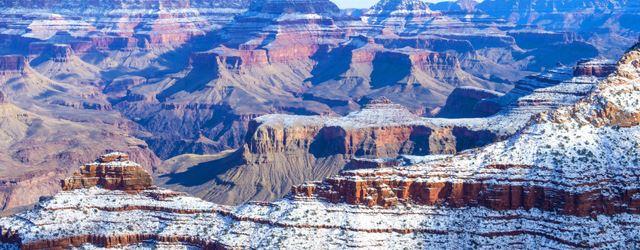 Le Grand Canyon sous la neige