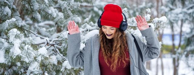 femme danse hiver
