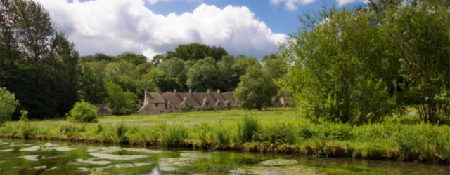 Au cur du charmant village de Bibury, en Angleterre