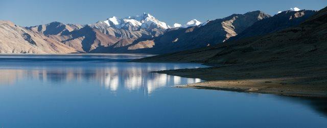 Le lac Tsomoriri en Inde