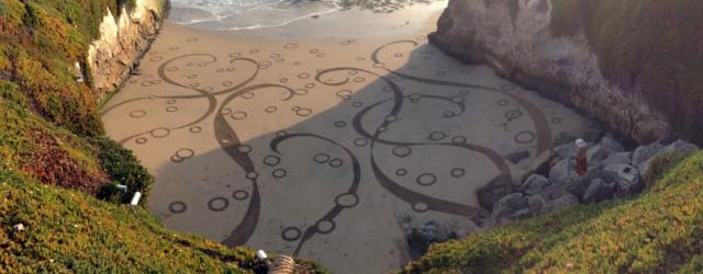 L'art dans le sable