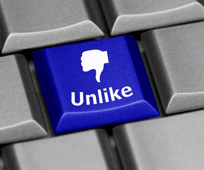 L'homme a vu son compte Facebook fermé.