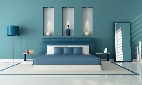 déco bleue