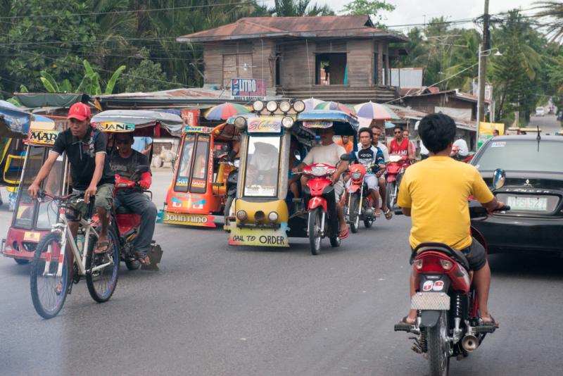 route de Cebu, aux Philippines