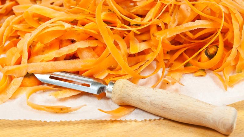 épluchure carottes