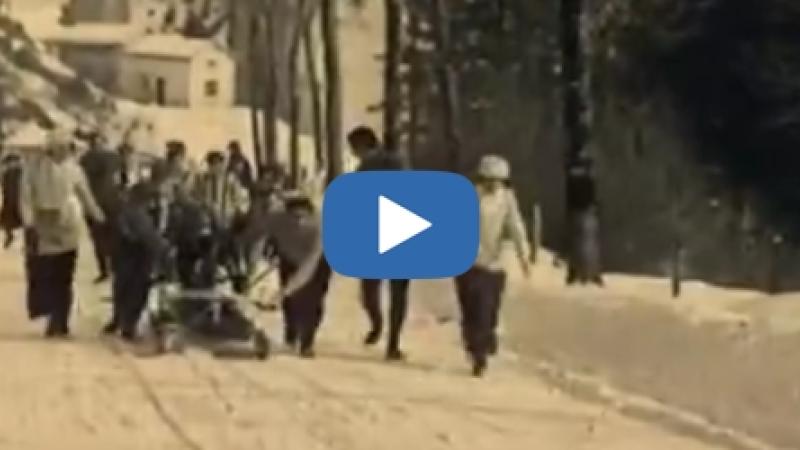 Les joies des sports d'hiver dans le Jura en 1912