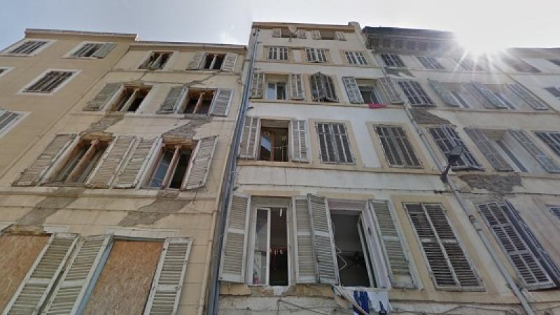 Immeubles rue d'Aubagne, à Marseille