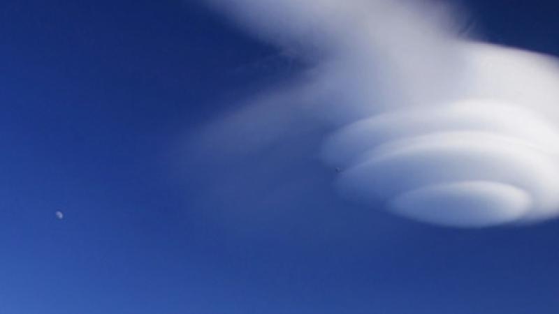 Formation nuageuse spectaculaire en Afrique du Sud