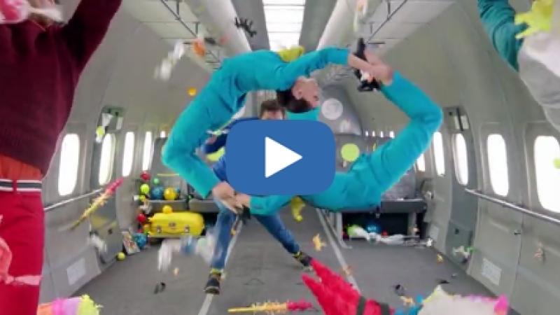 Le clip hallucinant du groupe OK Go tout en apesanteur