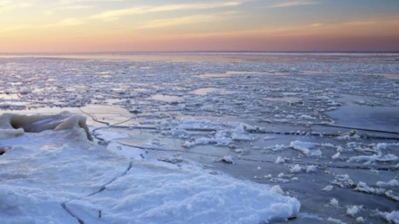 Les Grands Lacs sous la glace