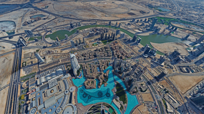 Une Vue de Dubaï à 360°C