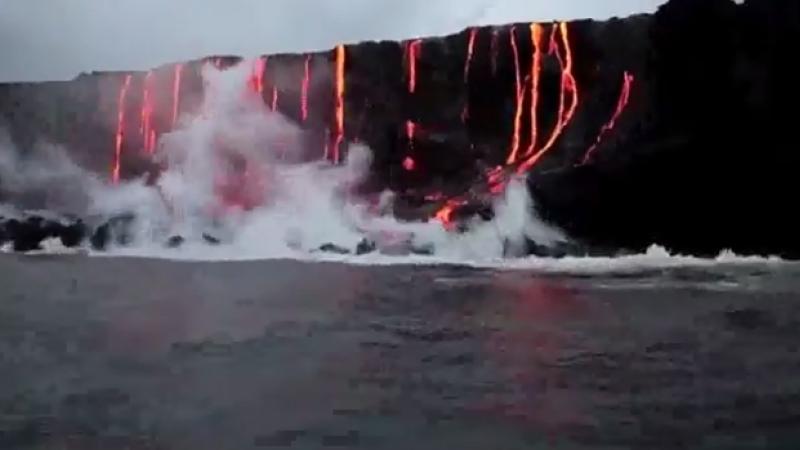Les chutes de lave du Kilauea 