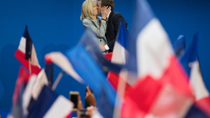 Emmanuel et Brigitte Macron 
