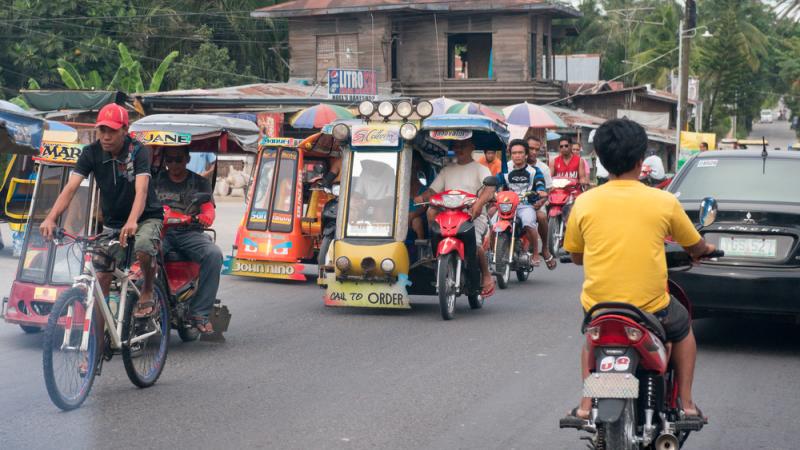 route de Cebu, aux Philippines