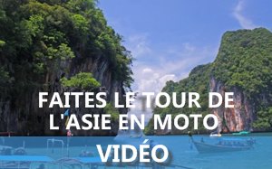 Vidéo de l'Asie en moto